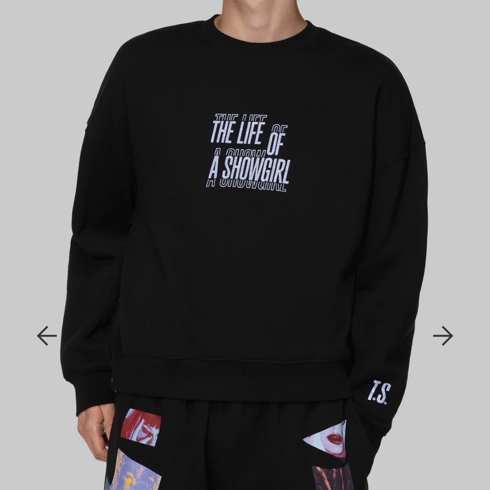 Taylor Swift The Life of a Showgirl TLOAS Filmstrip Crewneck Sweatshirt